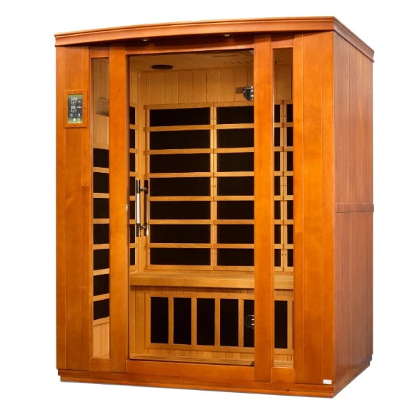 Golden Designs Dynamic Bellagio 3 Person Low EMF FAR Infrared Sauna
