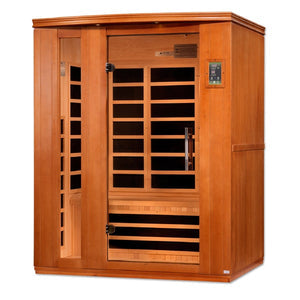Golden Designs Dynamic Lugano Elite 3-Person Ultra Low EMF FAR Infrared Sauna