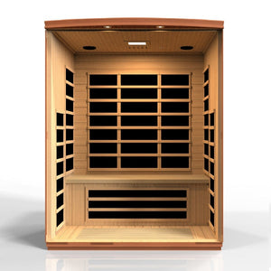 Golden Designs Dynamic Lugano Elite 3-Person Ultra Low EMF FAR Infrared Sauna