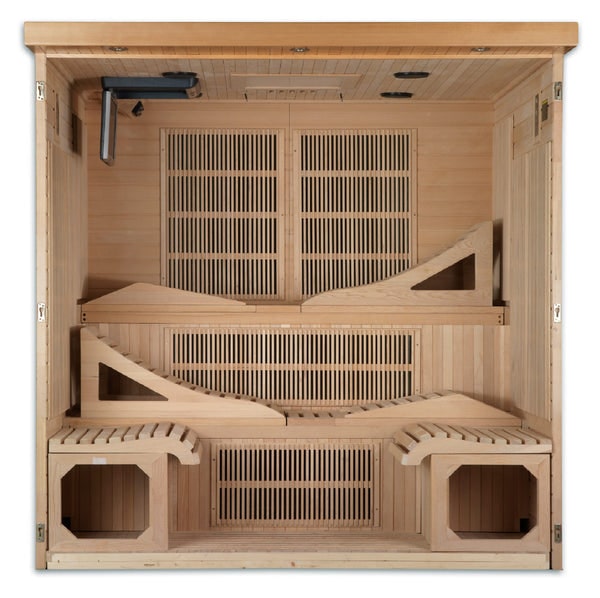 Golden Designs Dynamic Monaco 6-Person Ultra Low EMF FAR Infrared Sauna