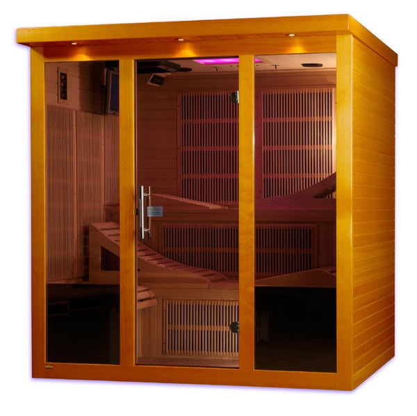 Golden Designs Dynamic Monaco 6-Person Ultra Low EMF FAR Infrared Sauna
