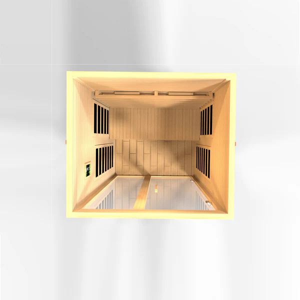 Golden Designs Dynamic Santiago 2 Person Full Spectrum Infrared Sauna