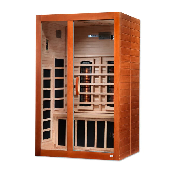 Golden Designs Dynamic Santiago 2 Person Full Spectrum Infrared Sauna