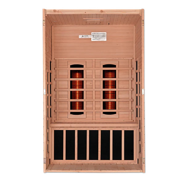 Golden Designs Dynamic Santiago 2 Person Full Spectrum Infrared Sauna