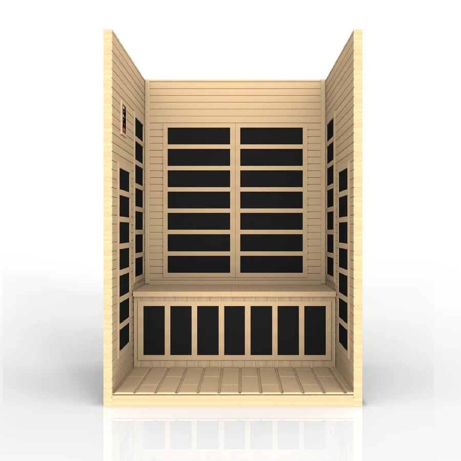 Golden Designs Dynamic Santiago 2-Person Low EMF FAR Infrared Sauna