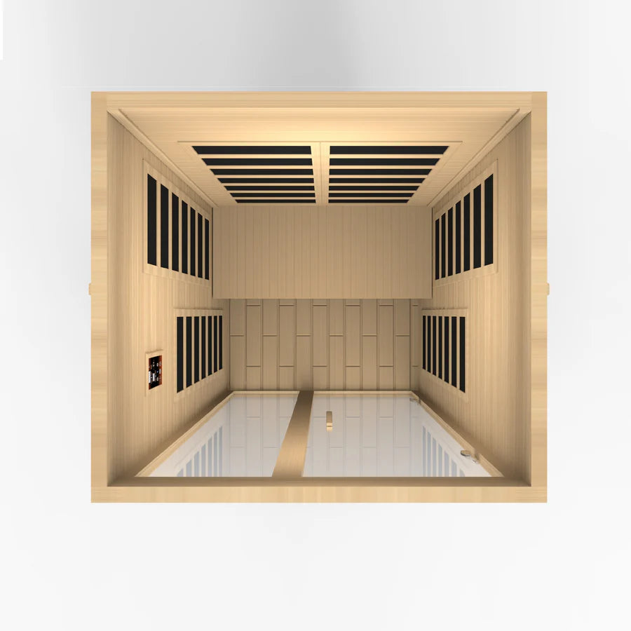 Golden Designs Dynamic Santiago 2-Person Low EMF FAR Infrared Sauna