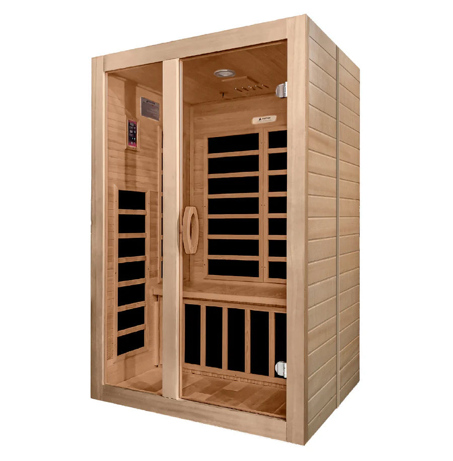 Golden Designs Dynamic Santiago 2-Person Low EMF FAR Infrared Sauna