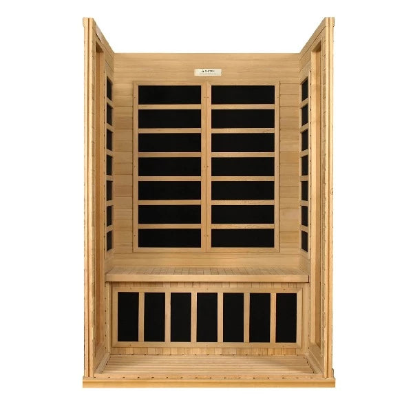 Golden Designs Dynamic Versailles 2 Person Low EMF FAR Infrared Sauna