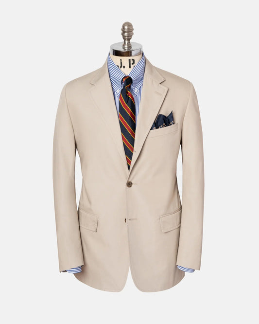 Solid Cotton Poplin Suit