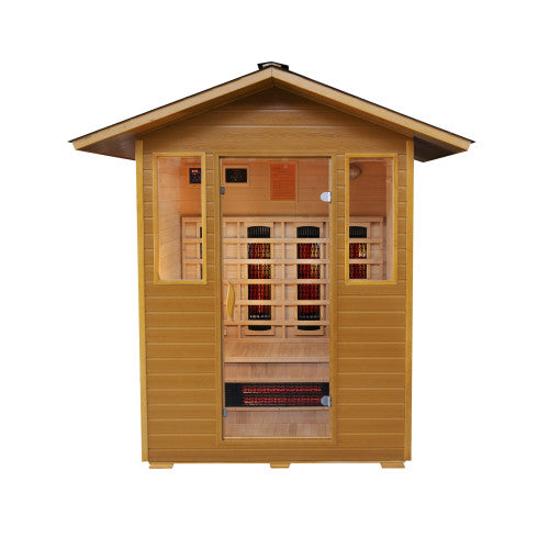 3-Person Outdoor Infrared Sauna second view