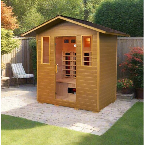 Cayenne 4-Person Outdoor Infrared Sauna