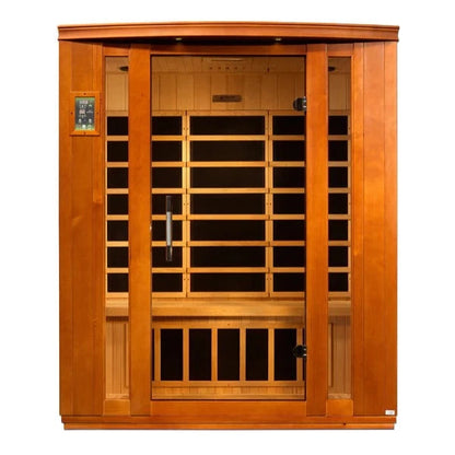 Golden Designs Dynamic Bellagio 3 Person Low EMF FAR Infrared Sauna