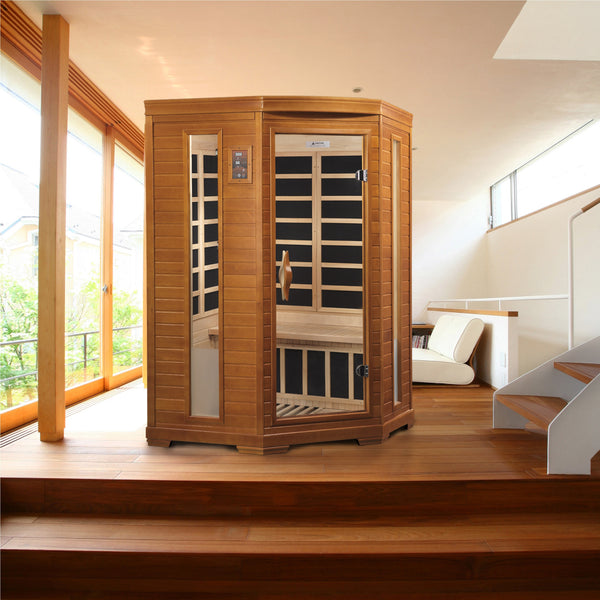 Golden Designs Dynamic Heming 2 Person Low EMF FAR Infrared Sauna