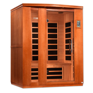 Golden Designs Dynamic Lugano Elite 3-Person Ultra Low EMF FAR Infrared Sauna