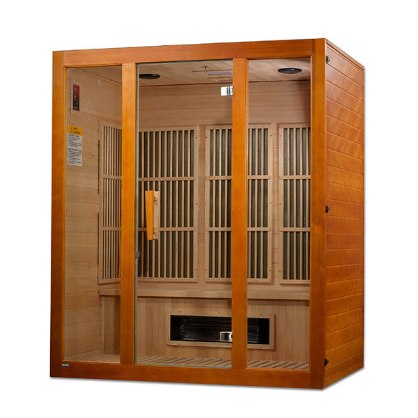 Golden Designs Maxxus Alpine Dual Tech 3-Person Low EMF FAR Infrared Sauna second view
