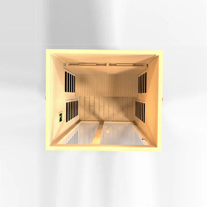 Golden Designs Dynamic Santiago 2 Person Full Spectrum Infrared Sauna