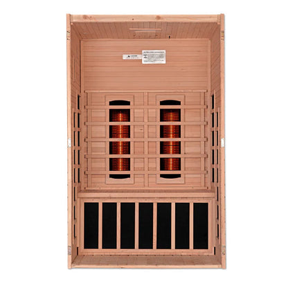 Golden Designs Dynamic Santiago 2 Person Full Spectrum Infrared Sauna
