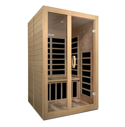 Golden Designs Dynamic Santiago 2-Person Low EMF FAR Infrared Sauna