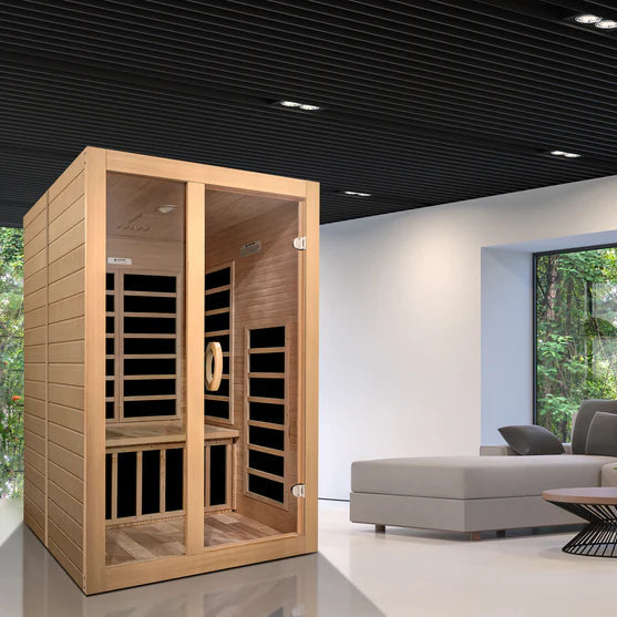 Golden Designs Dynamic Santiago 2-Person Low EMF FAR Infrared Sauna second view