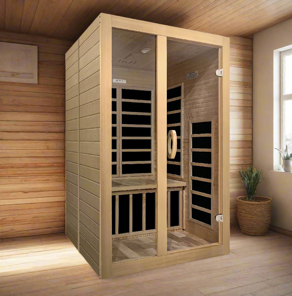 Golden Designs Dynamic Santiago 2-Person Low EMF FAR Infrared Sauna