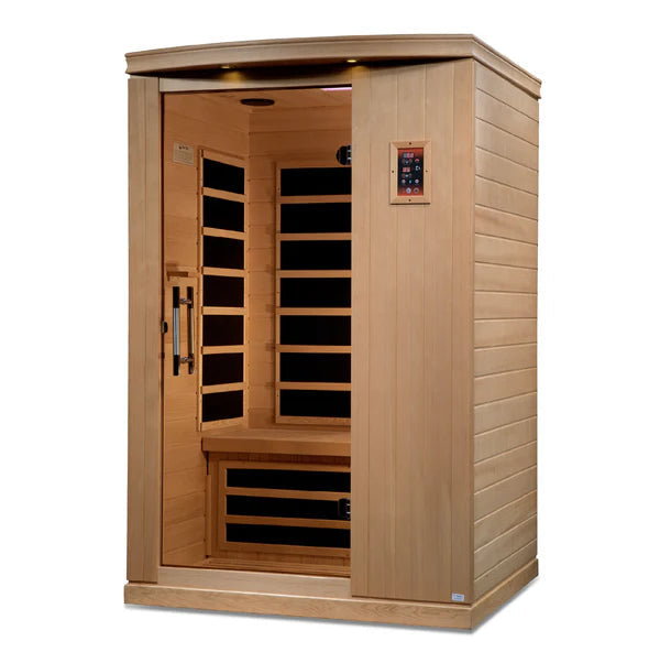 Golden Designs Dynamic Venice 2-Person Ultra Low EMF FAR Infrared Sauna second view