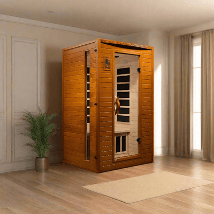 Golden Designs Dynamic Versailles 2 Person Low EMF FAR Infrared Sauna