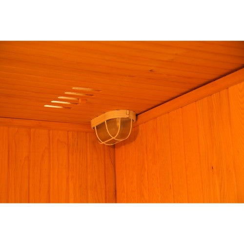 Tiburon 4-Person Indoor Traditional Sauna with Double Bench Seating second view